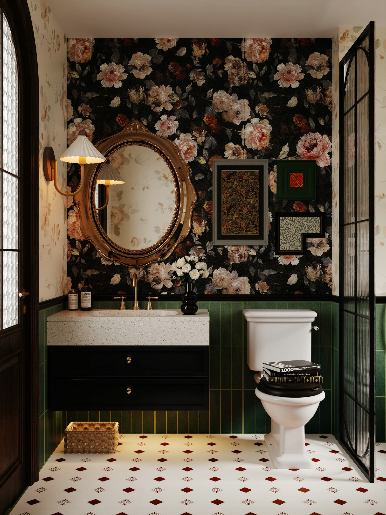 暗花墨韻 YS612H046B 效果圖